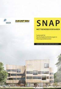 Zukunft Bau SNAP - Wettbewerbsverfahren Publikation Cover