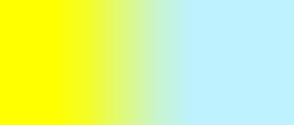 Farbverlauf von Gelb zu Hellblau