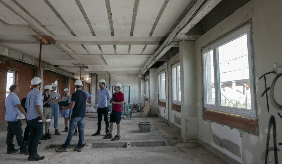 Bauweise der ehemaligen Zahnklinik Erfurt