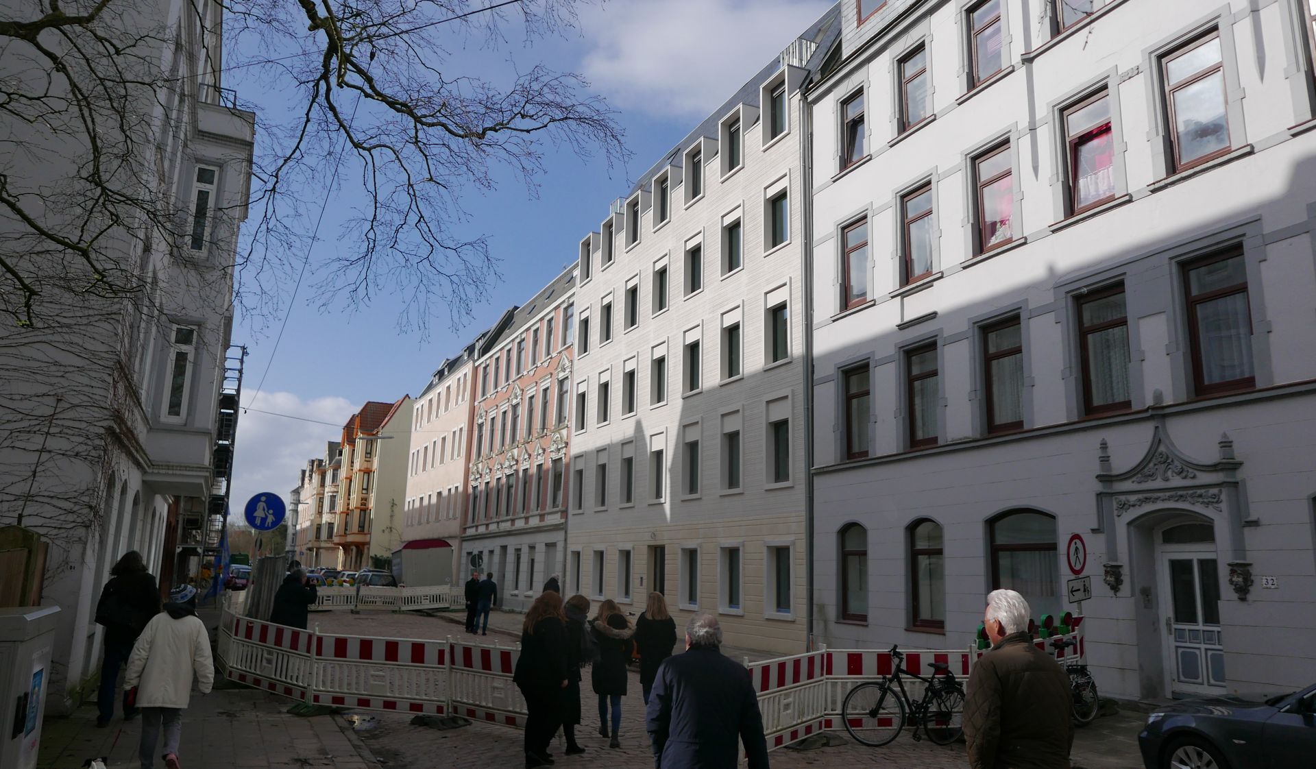 Die Heinrichstraße kurz vor der offiziellen Eröffnung.