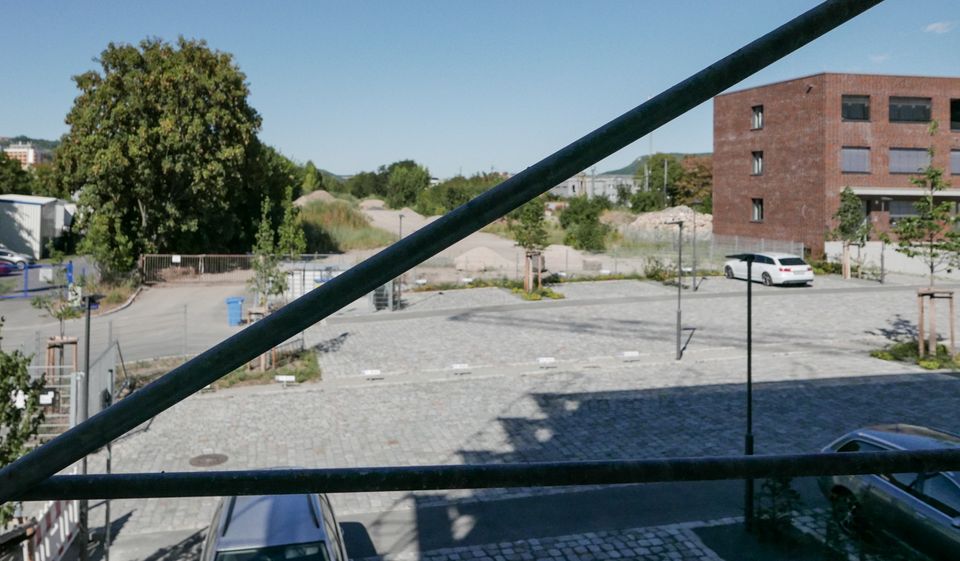 Baufeld des Modellvorhabens Jena