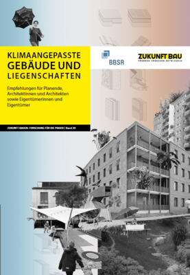 Zukunft Bau Klimaangepasste Gebäude und Liegenschaften - Publikation Cover