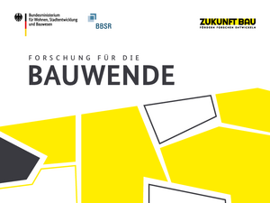 Zukunft Bau Keyvisual für den Auftritt auf der Messe Bau 2023