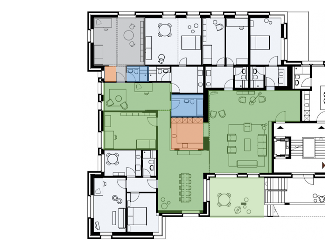 Grundriss Clusterwohnungen